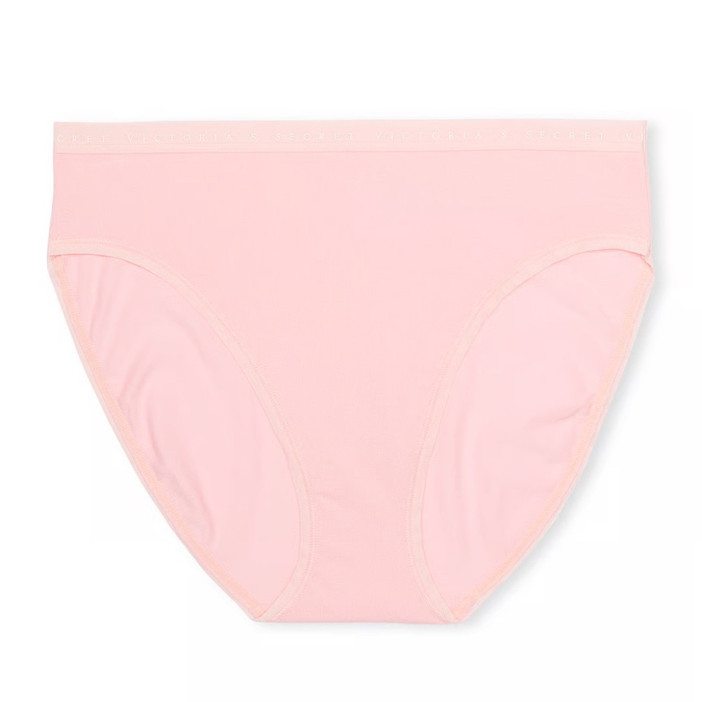 Victoria's Secret Pink (Pretty Blossom) Stretch Cotton High-Leg Brief Panty - Picture 3 of 4